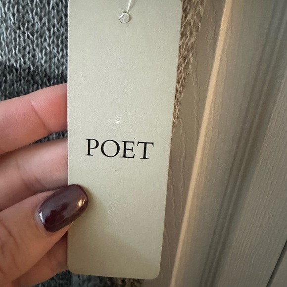 Long knitted vest with tags by POET 2X - Picture 3 of 5